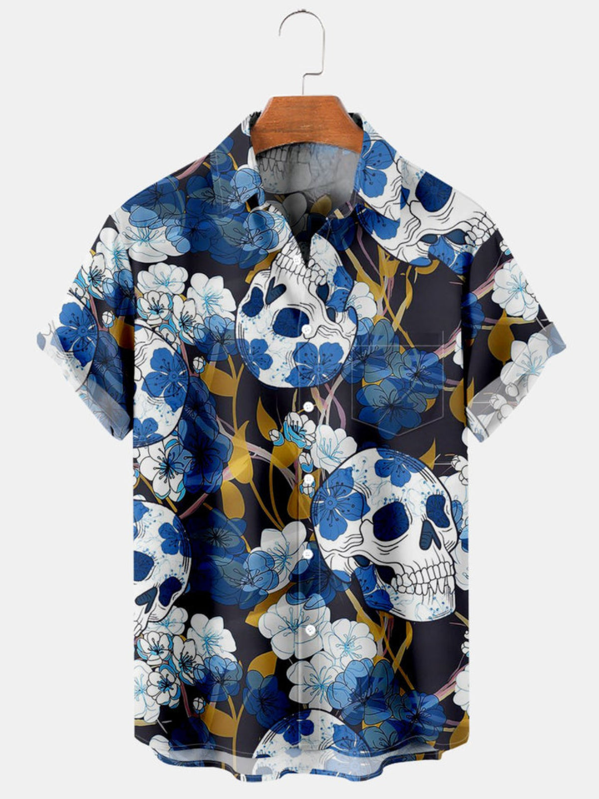 Floral Printed Short Sleeve Shirt