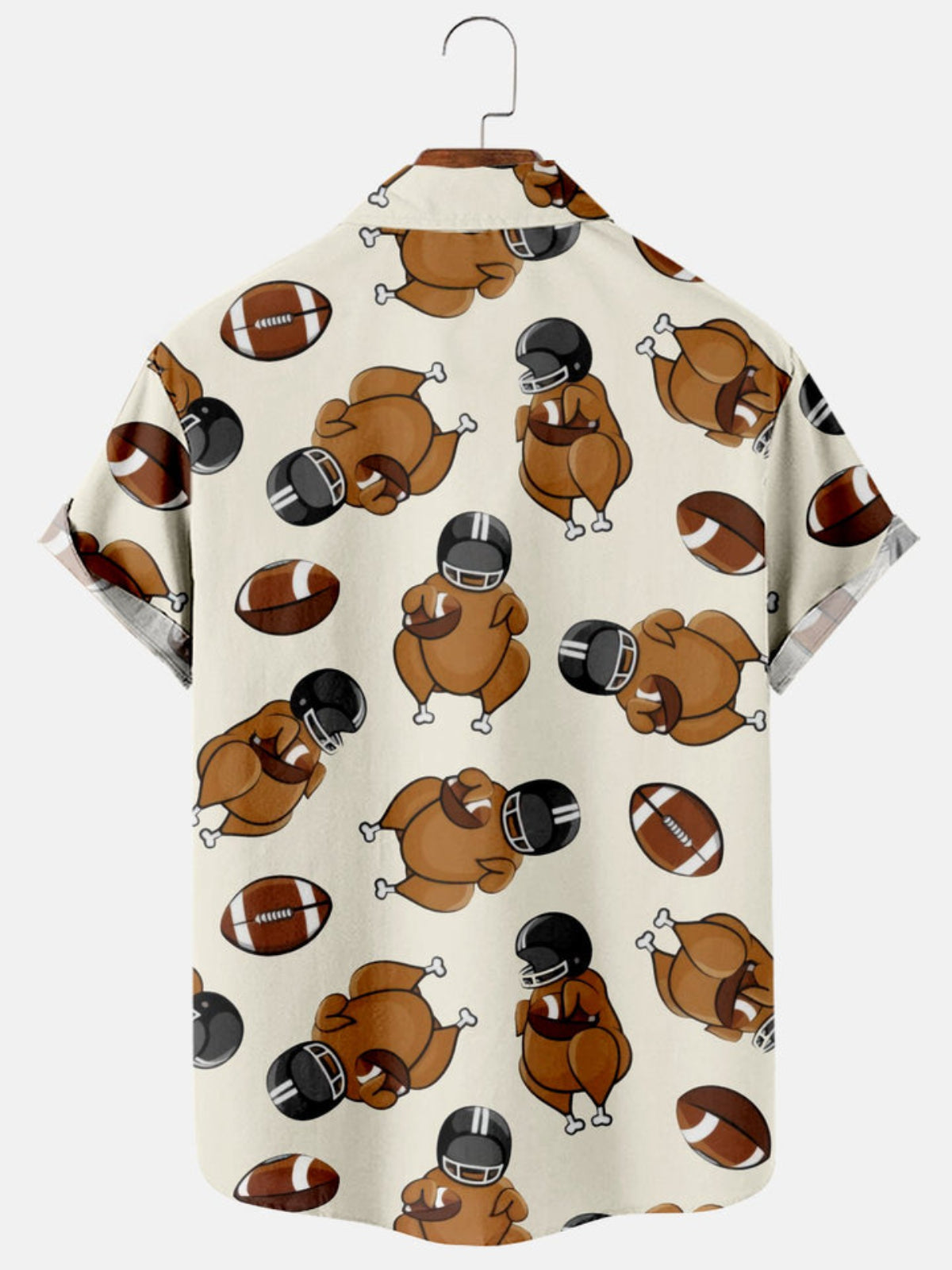 Football Printed Short Sleeve Shirt