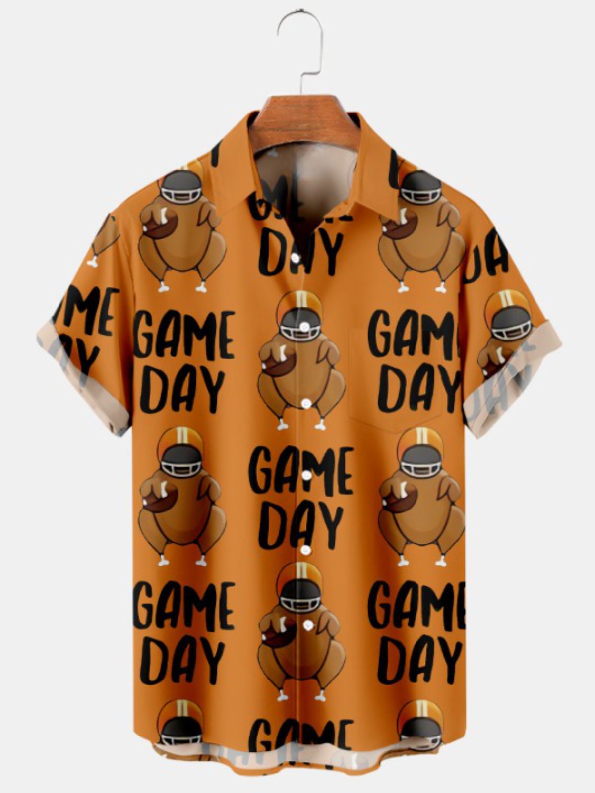 Game Day Print Short Sleeve Shirt