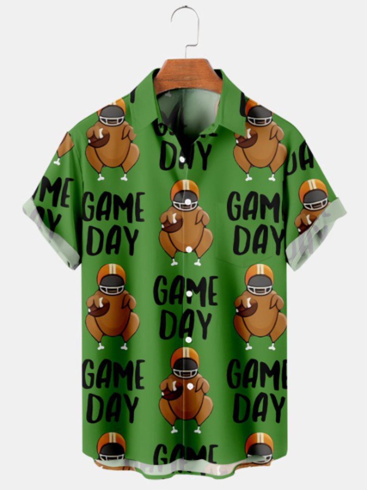 Game Day Print Short Sleeve Shirt