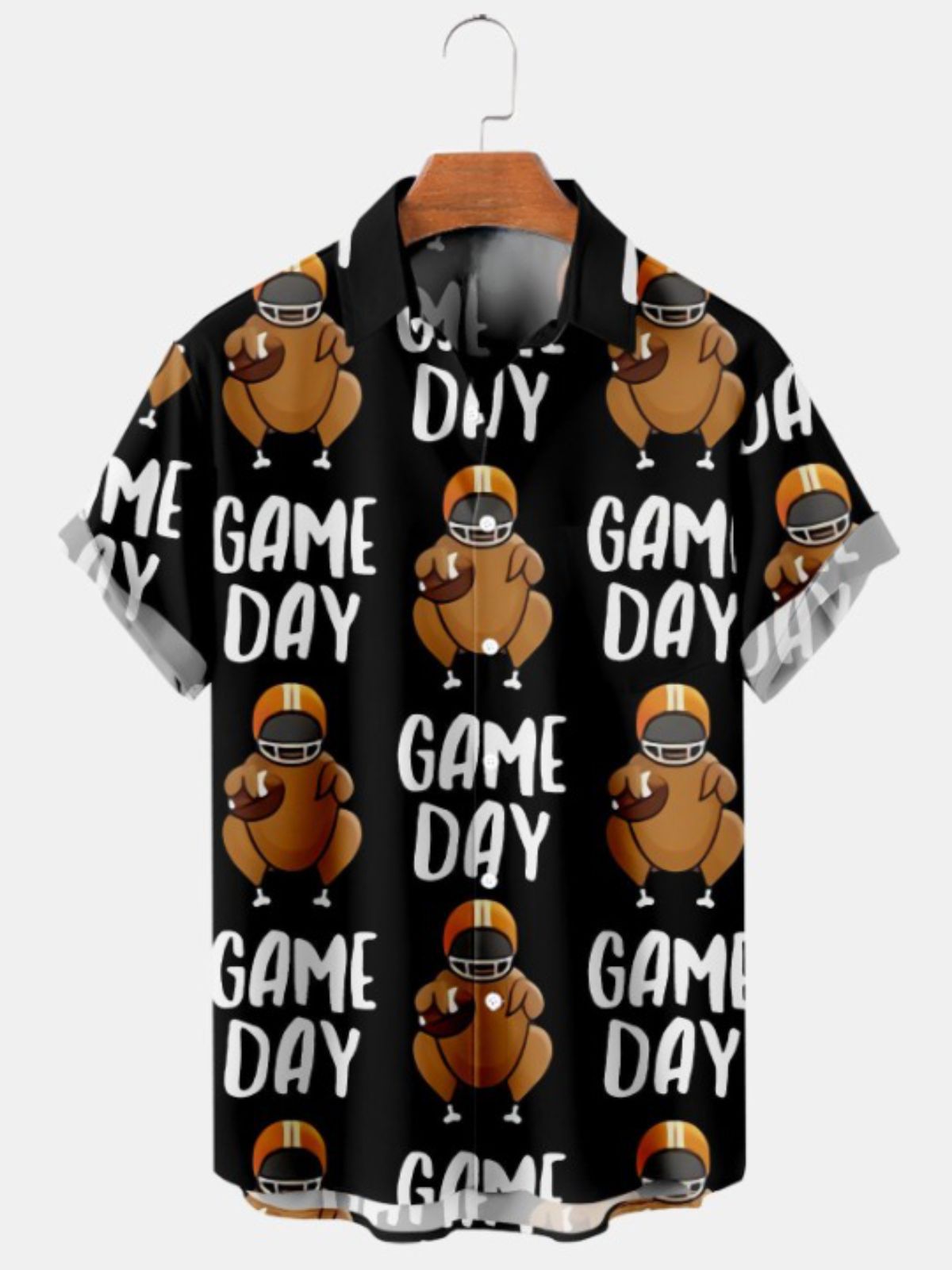 Game Day Print Short Sleeve Shirt