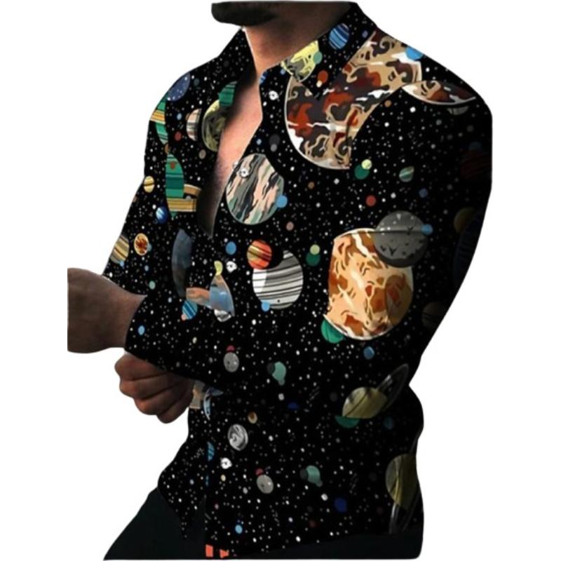 Galactic Voyage Designer Partywear Shirt
