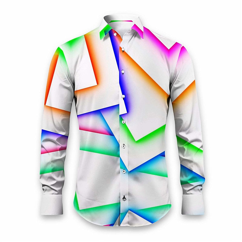 Geometry Artistic Patterned Shirts