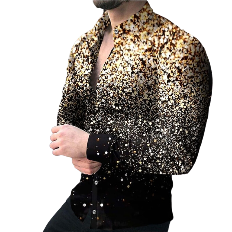 Glittering Style Party Shirt