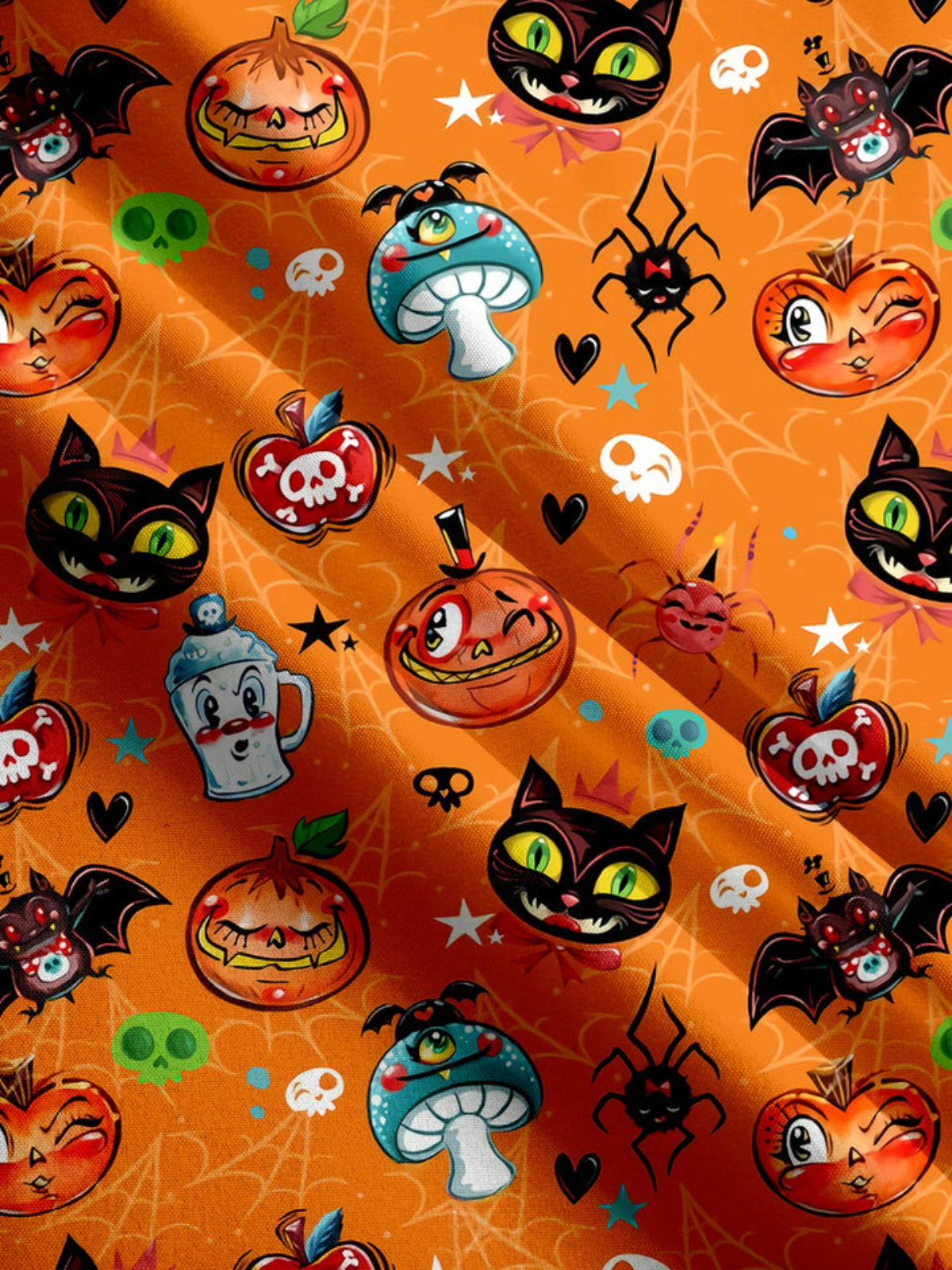 Halloween Funny Cat Short Sleeve Shirt