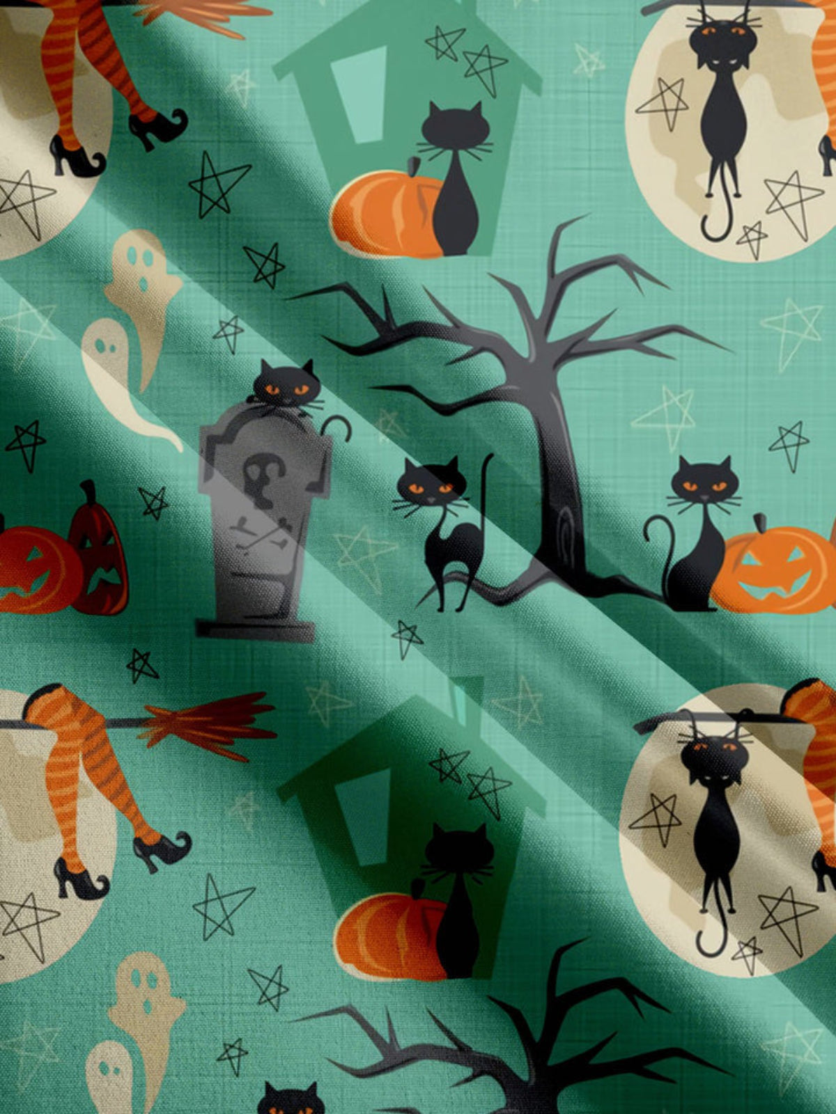 Halloween Short Sleeve Printed Shirt