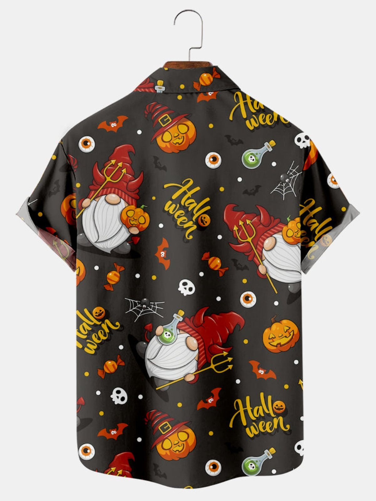 Halloween Pumpkin Print Shirt