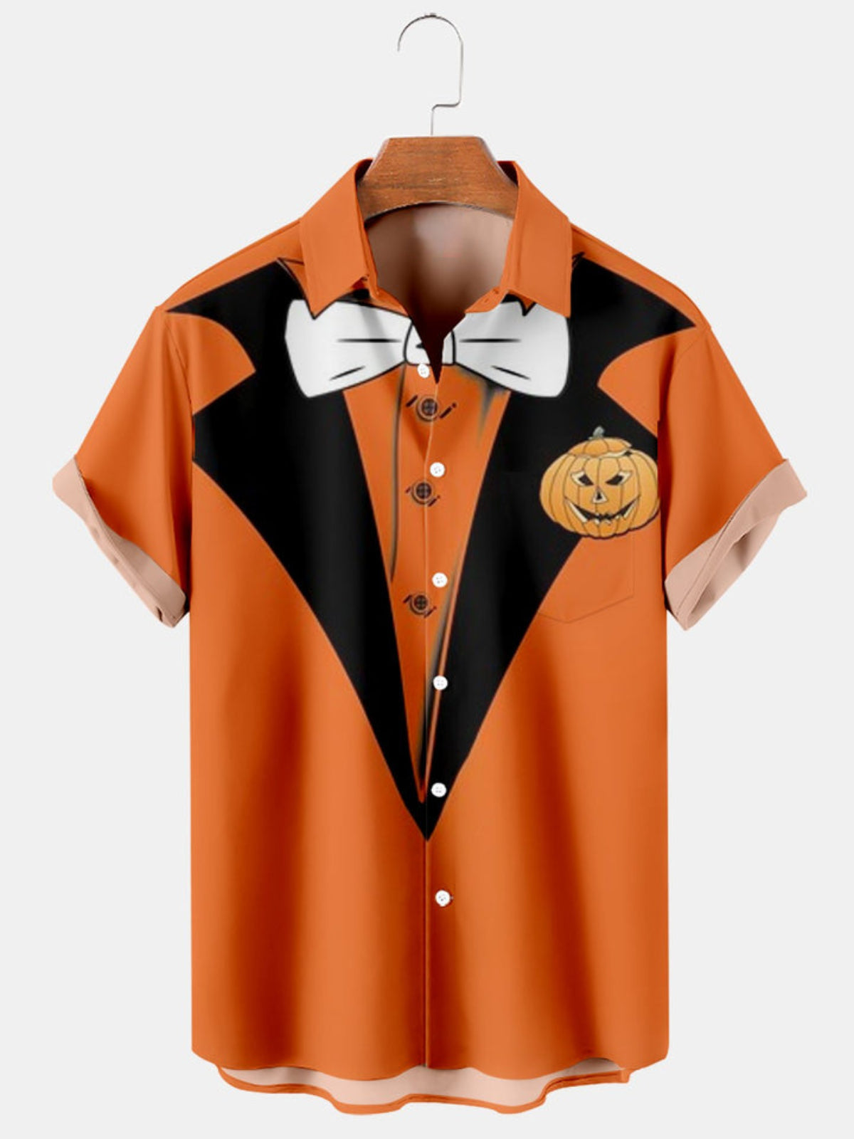 Halloween Pumpkin Printed Shirt