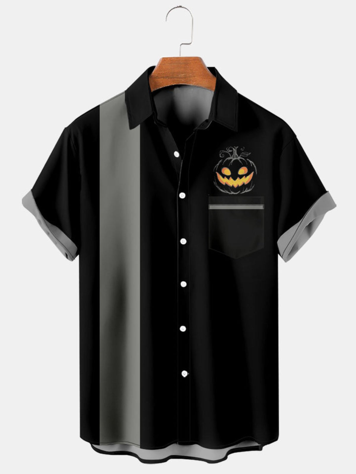 Halloween Pumpkin Printed Shirt