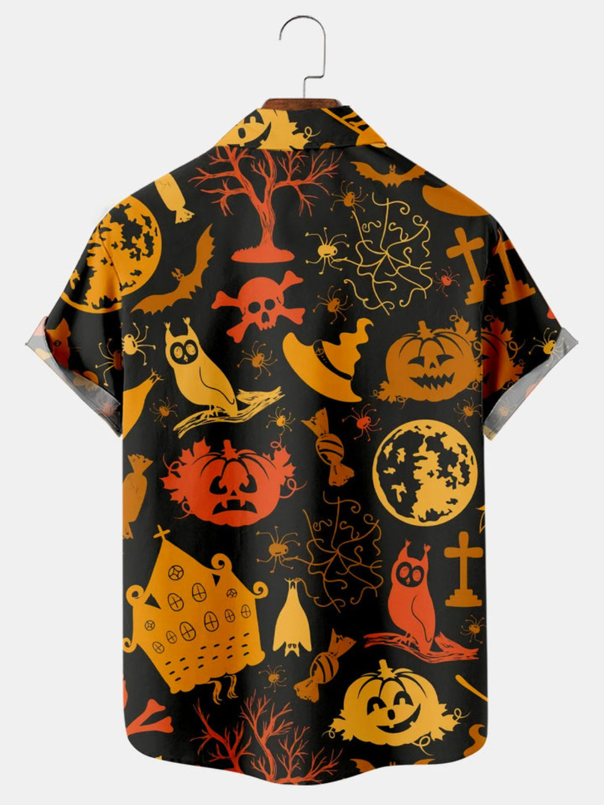 Halloween Non Stretchy Printed Shirt