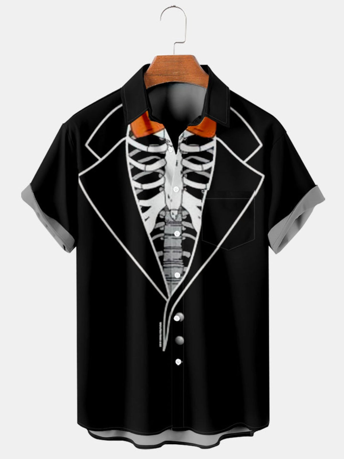 Halloween Printed Casual Shirt