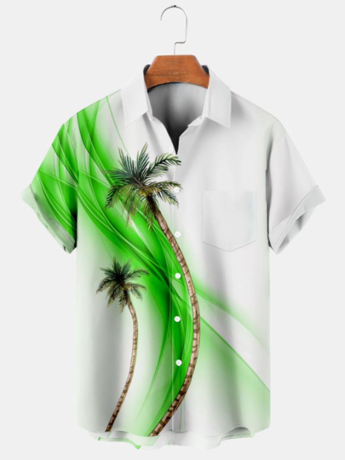 Hawaiian Print Short Sleeve Shirt