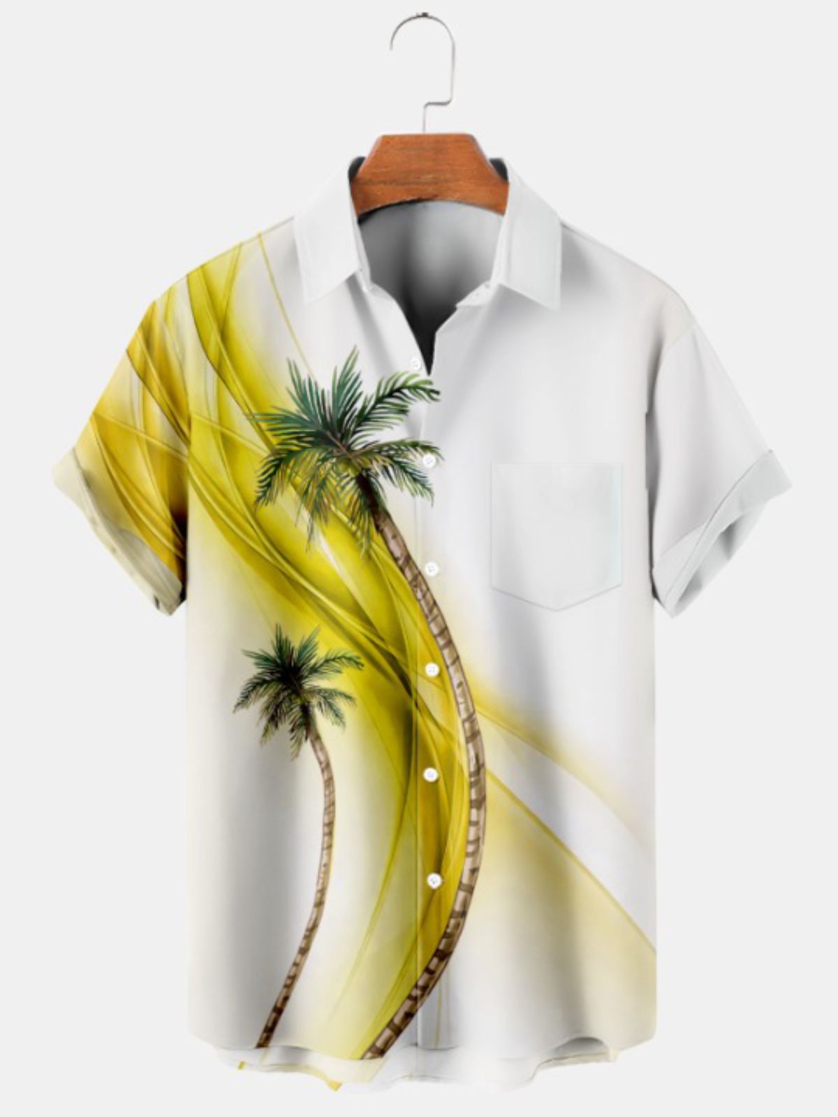 Hawaiian Print Short Sleeve Shirt