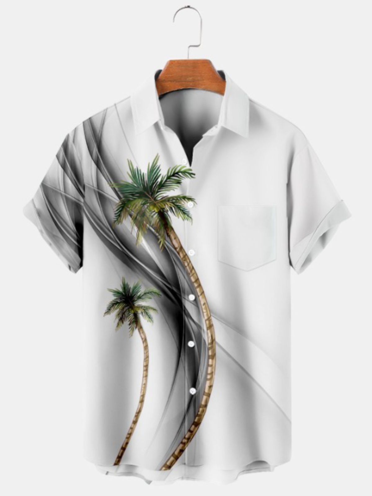 Hawaiian Print Short Sleeve Shirt