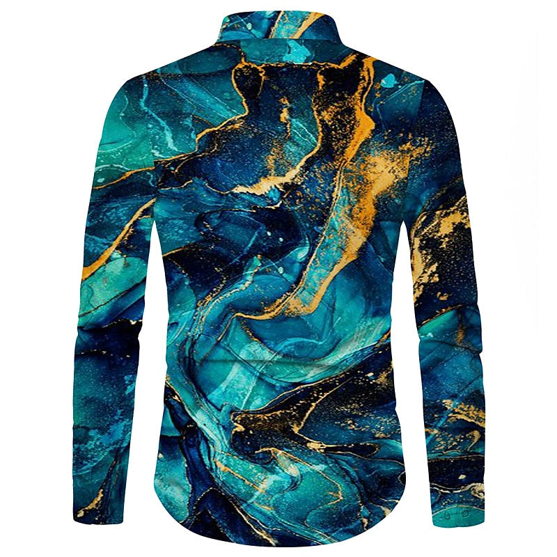 Illusion Print Long Sleeve Shirt