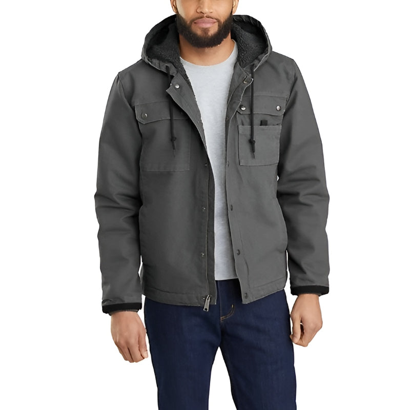 Adjustable Insulated Hooded Jacket