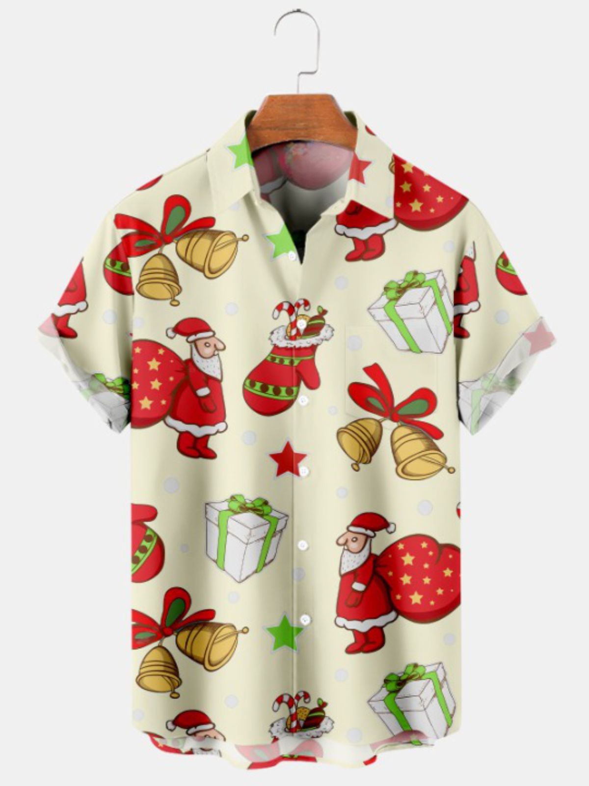 Joyful Bell And Elf Print Christmas Shirt