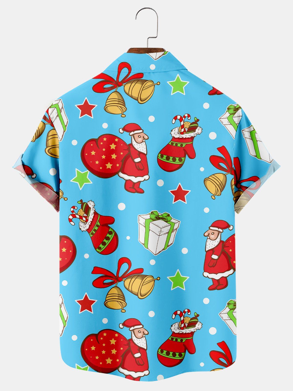 Joyful Bell And Elf Print Christmas Shirt
