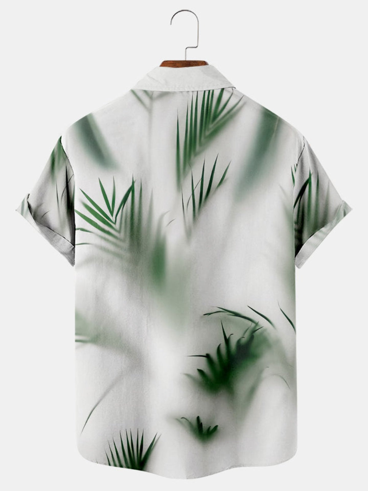 Leaf Printed Loose Shirt