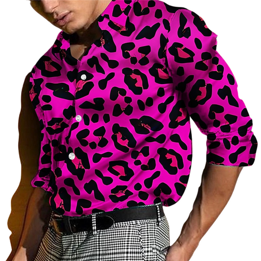 Leopard Print Casual Shirt