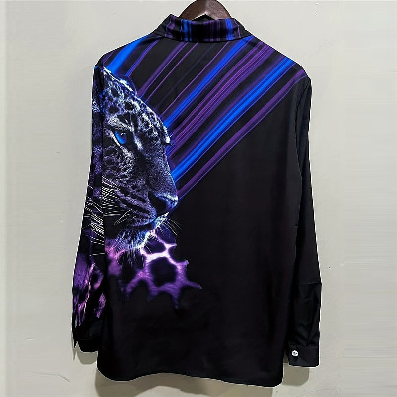 Long Sleeve Graphics Printed Shirt