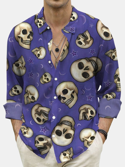 Long Sleeve Halloween Theme Shirt