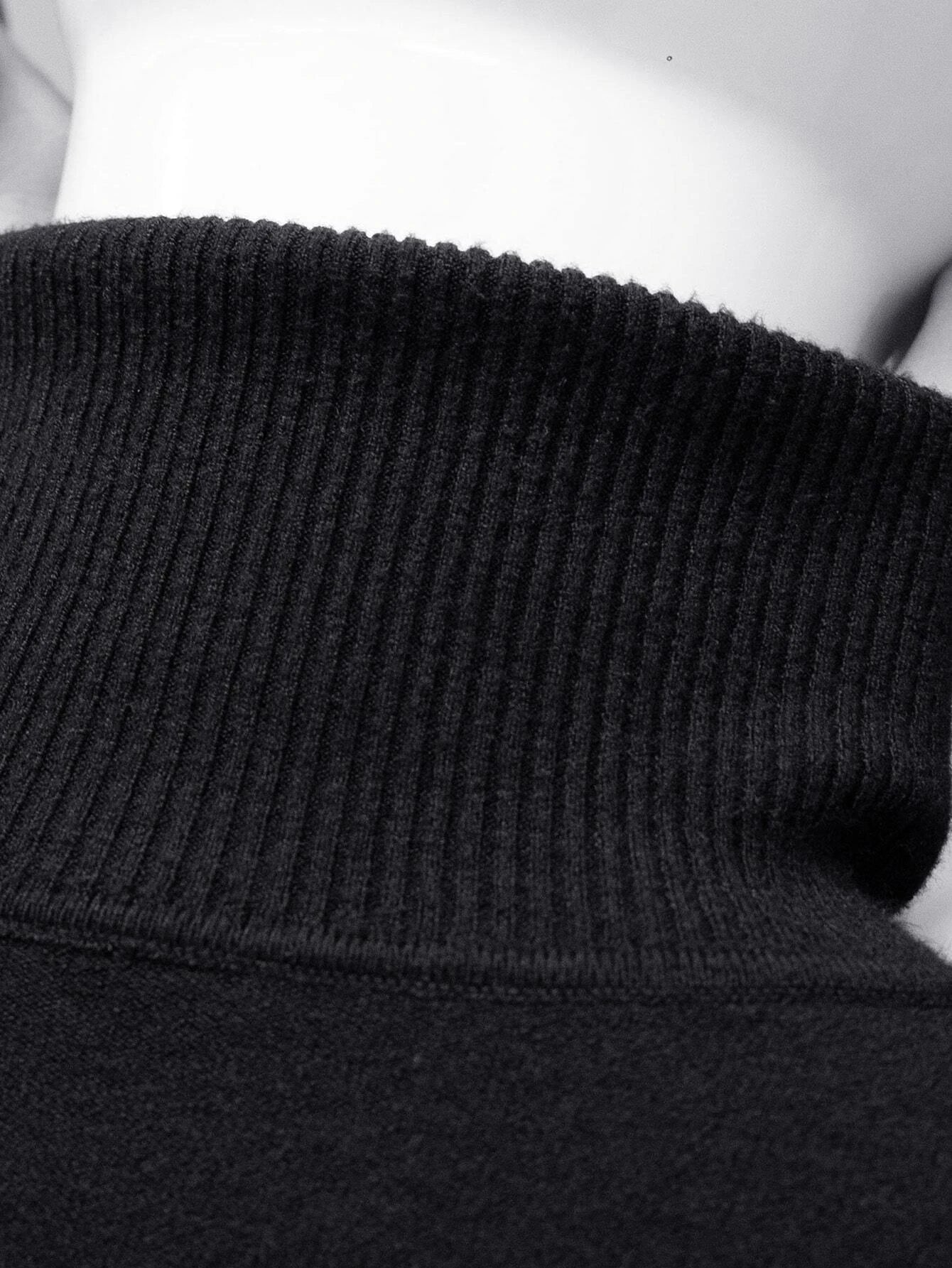 Long Sleeve Ribbed Knit Sweater