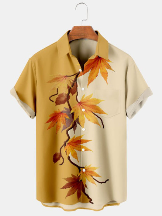 Maple Leaf Autumn Basic Shirt