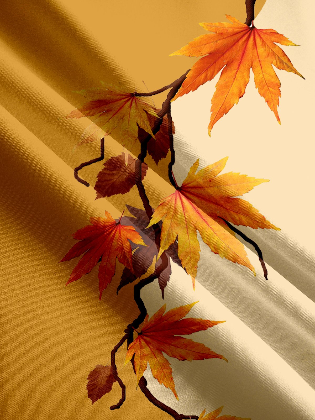 Maple Leaf Autumn Basic Shirt