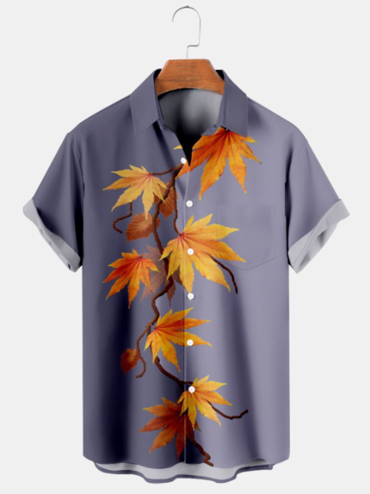 Maple Leaf Autumn Basic Shirt