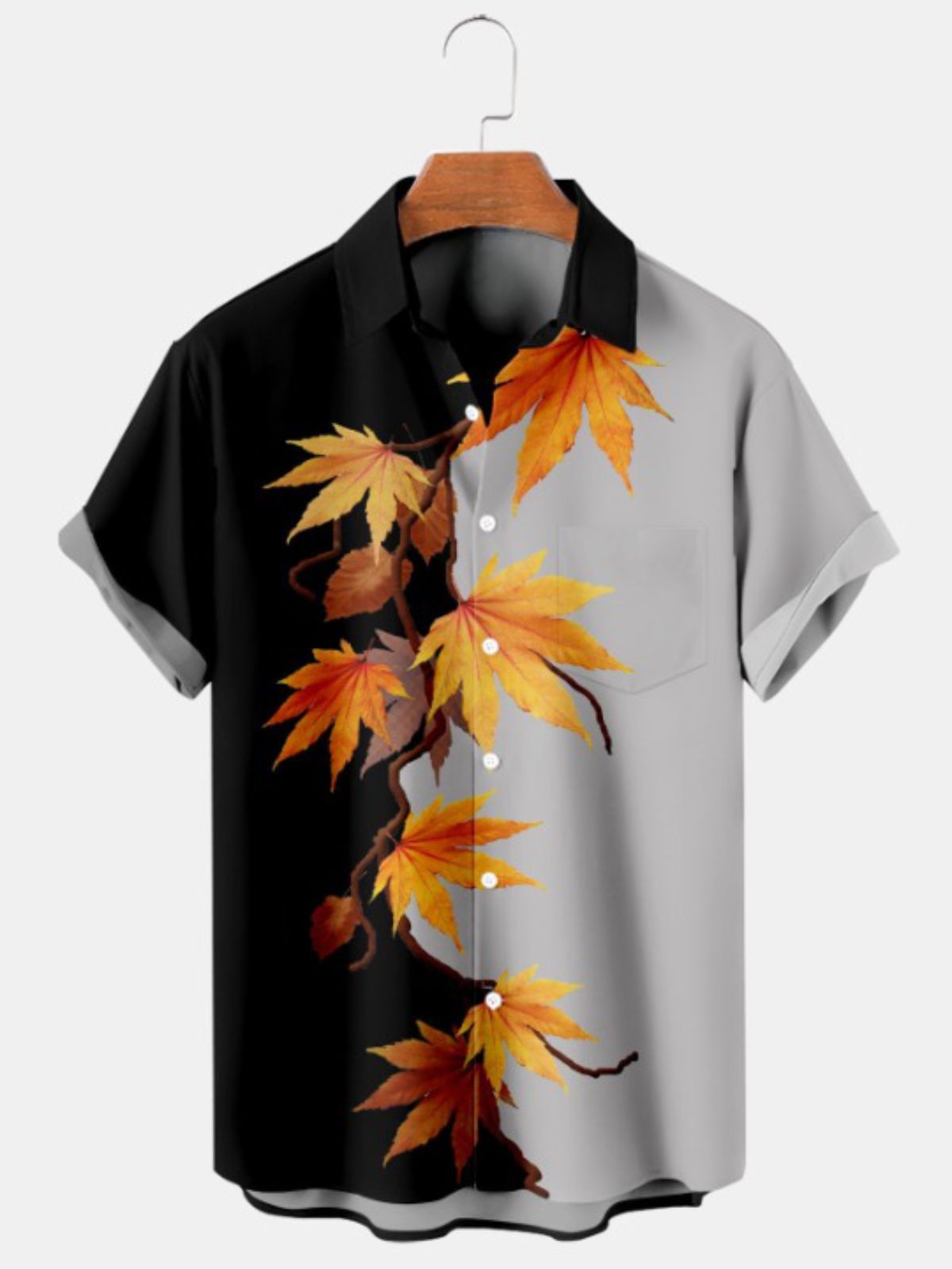 Maple Leaf Autumn Basic Shirt