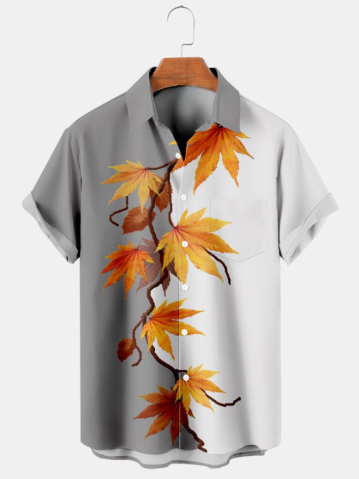 Maple Leaf Autumn Basic Shirt