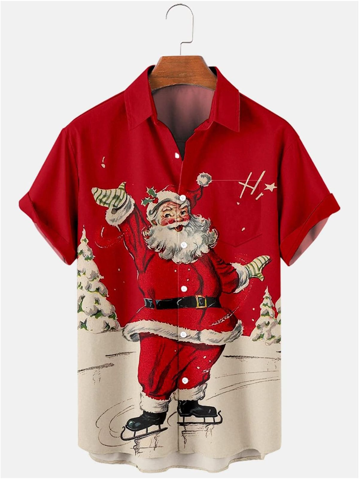 Merry And Bright Holiday Short Sleeve Shirt