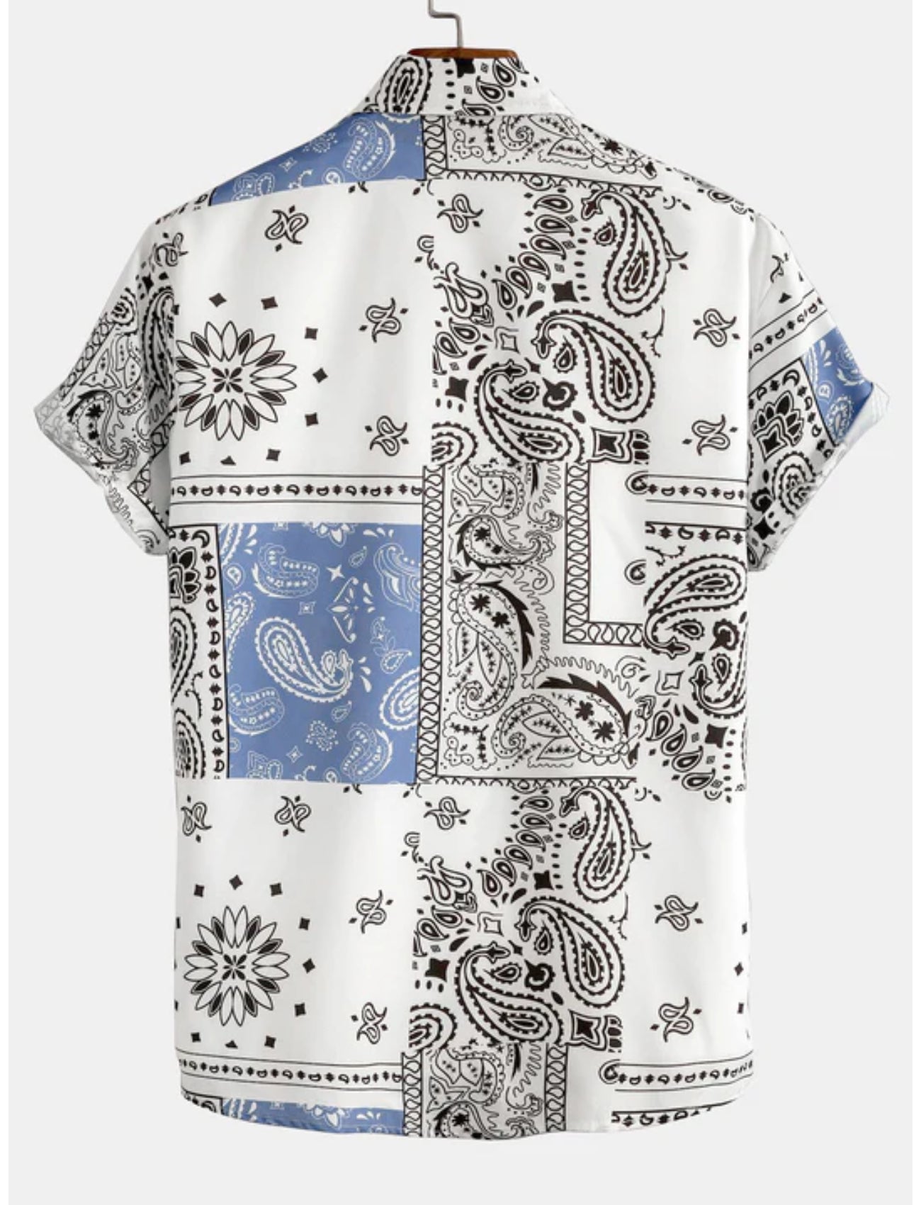 Paisley Design Button Up Shirt