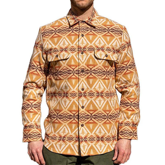 Party Ready Geometric Patterned Shirt