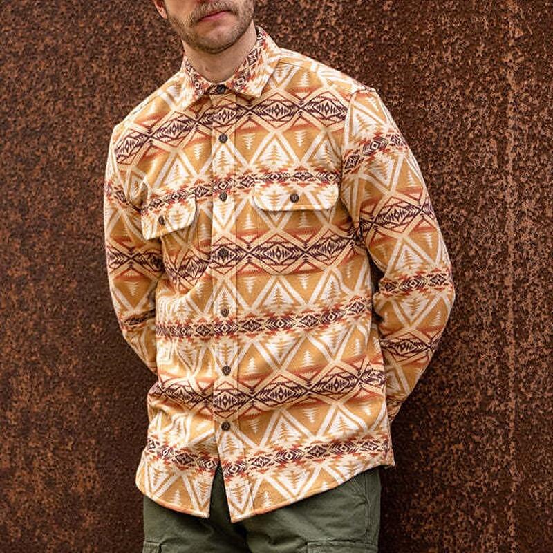 Party Ready Geometric Patterned Shirt