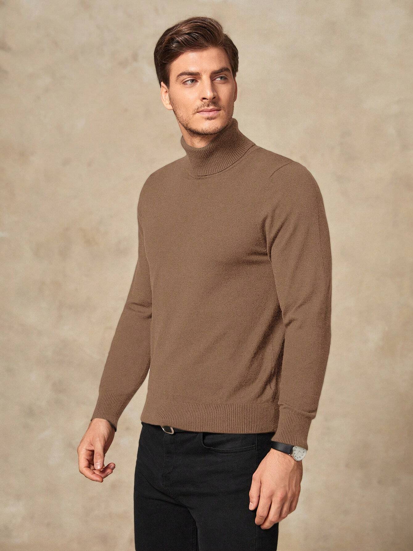 Plain Long Sleeve Sweater