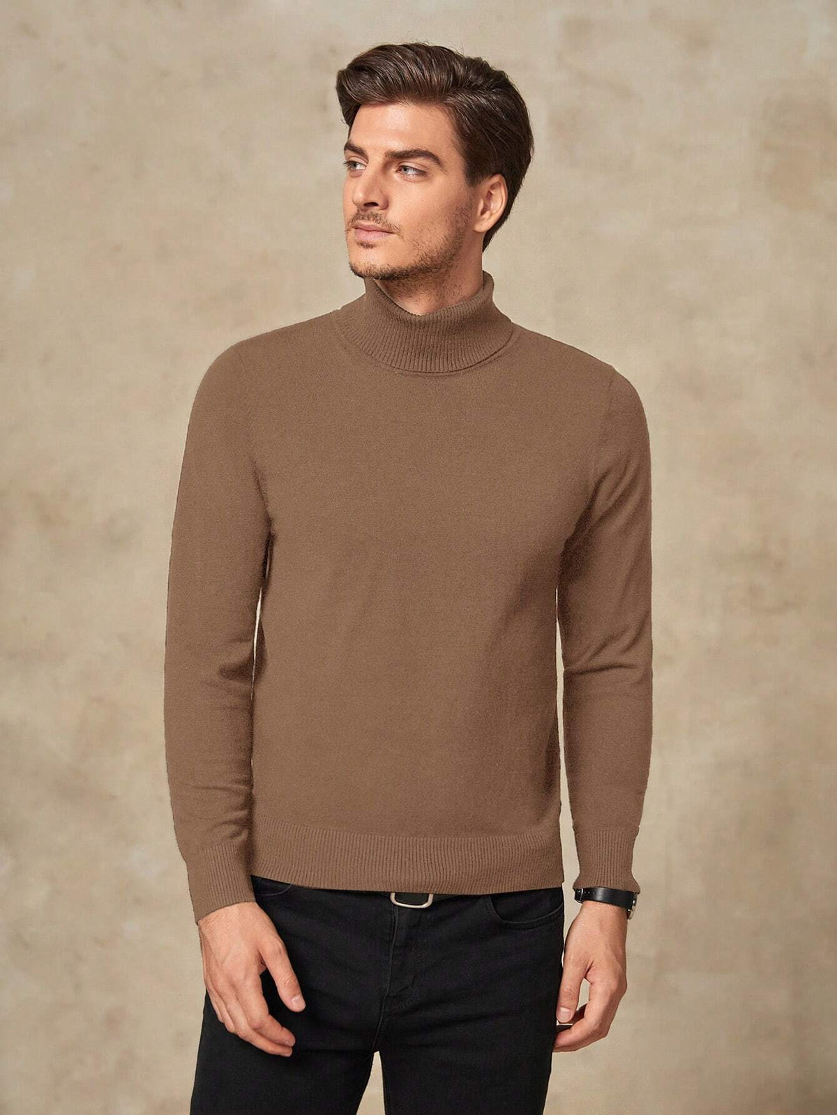 Plain Long Sleeve Sweater