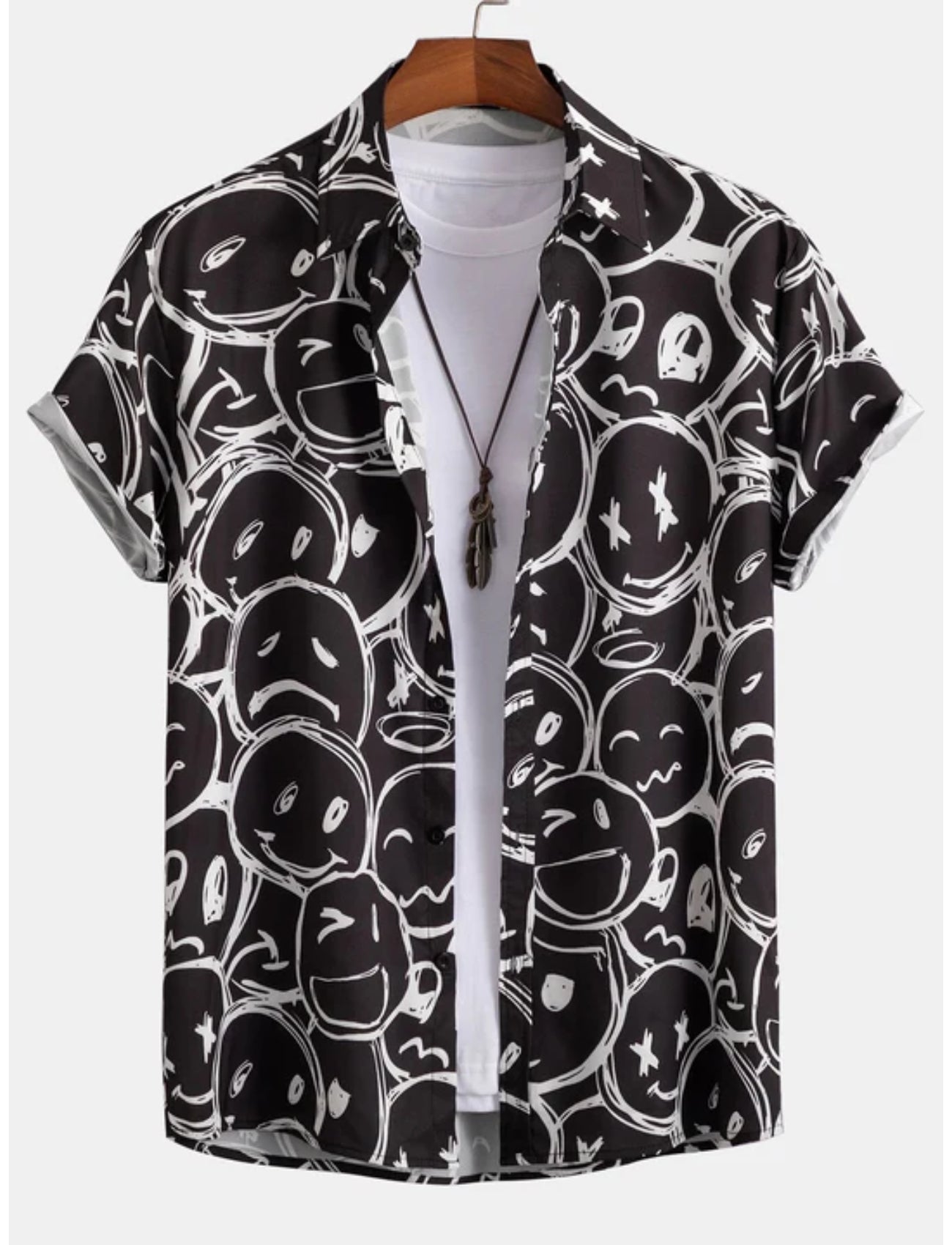 Vibrant Graphics Button Up Shirt