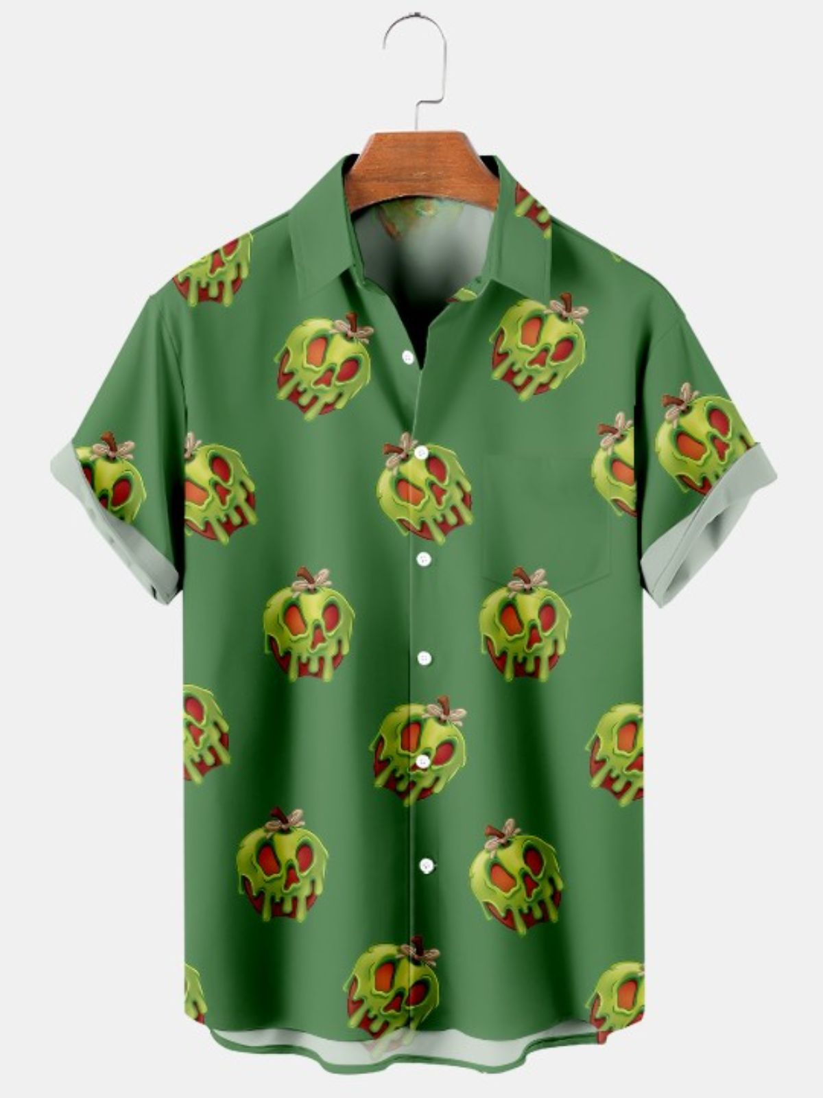Apple Print Short Sleeve Shirt