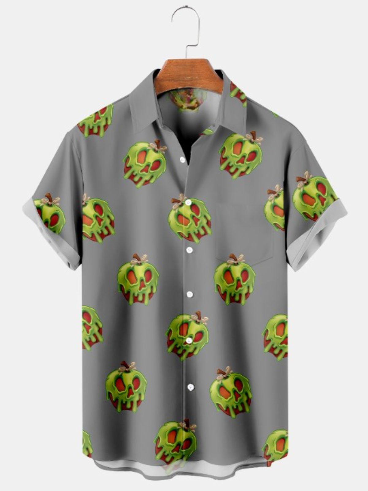 Apple Print Short Sleeve Shirt