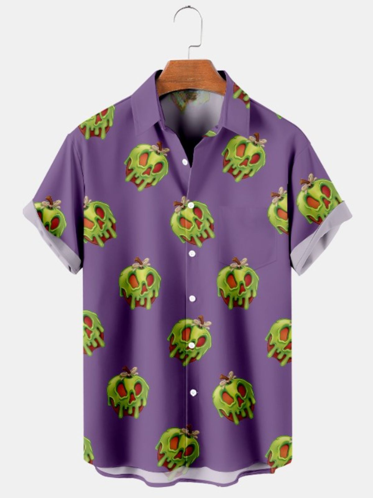Apple Print Short Sleeve Shirt