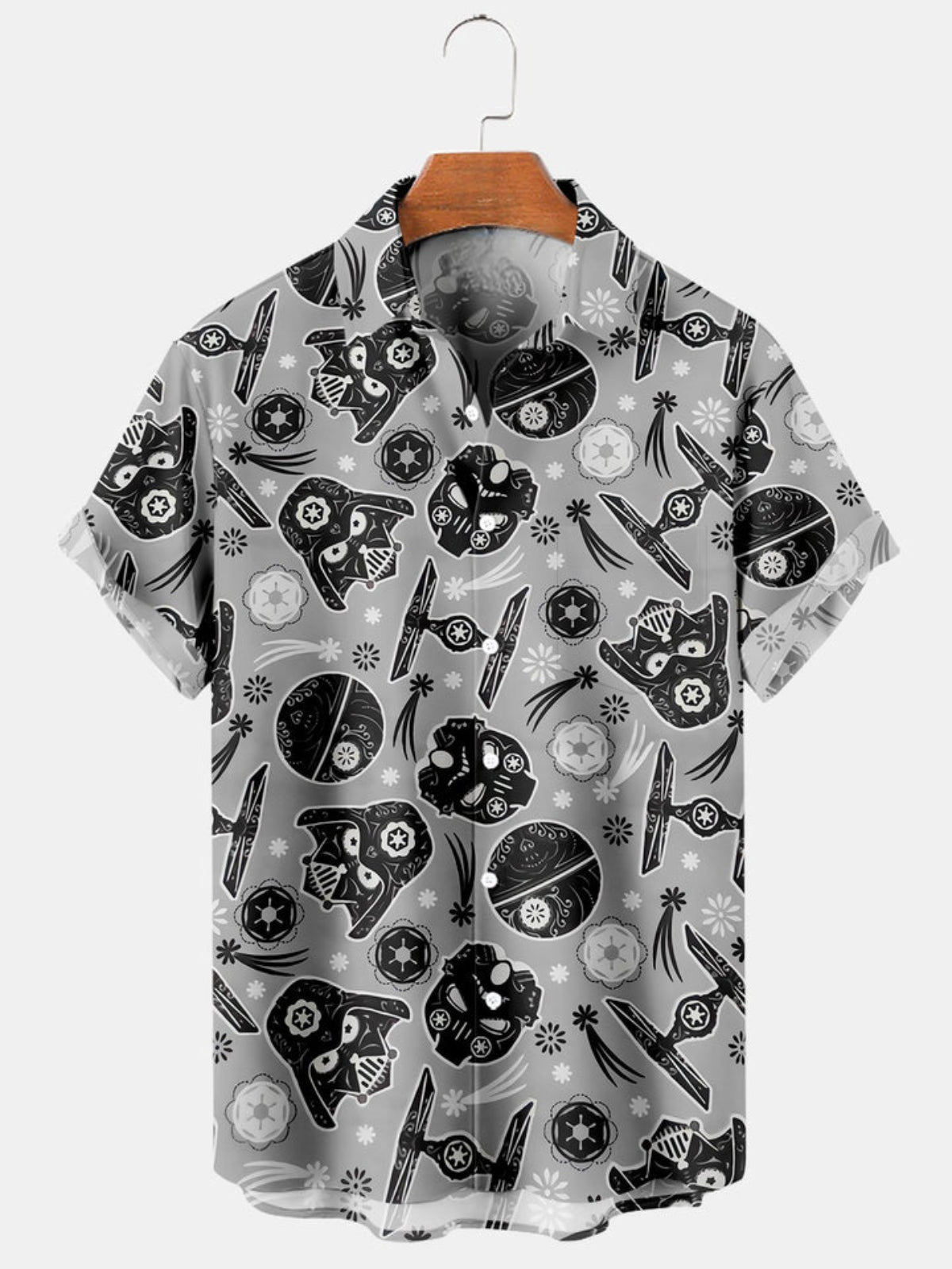 Printed Casual Short Sleeve Shirt