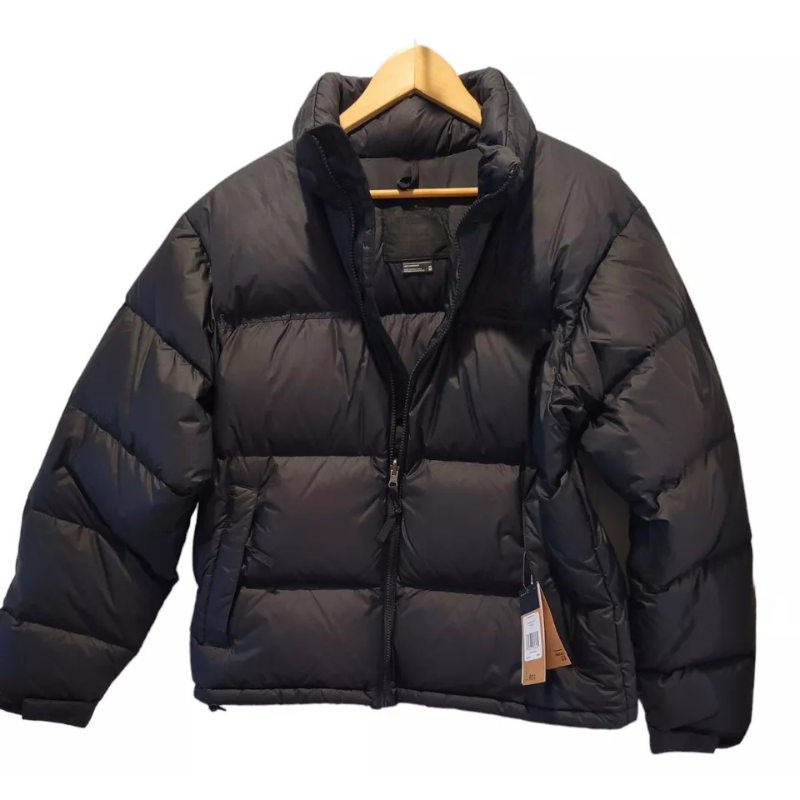 Zip Closure Retro Puffer Jacket