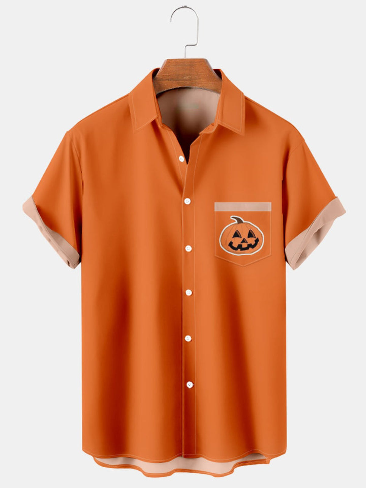 Pumpkin Halloween Printed Shirt