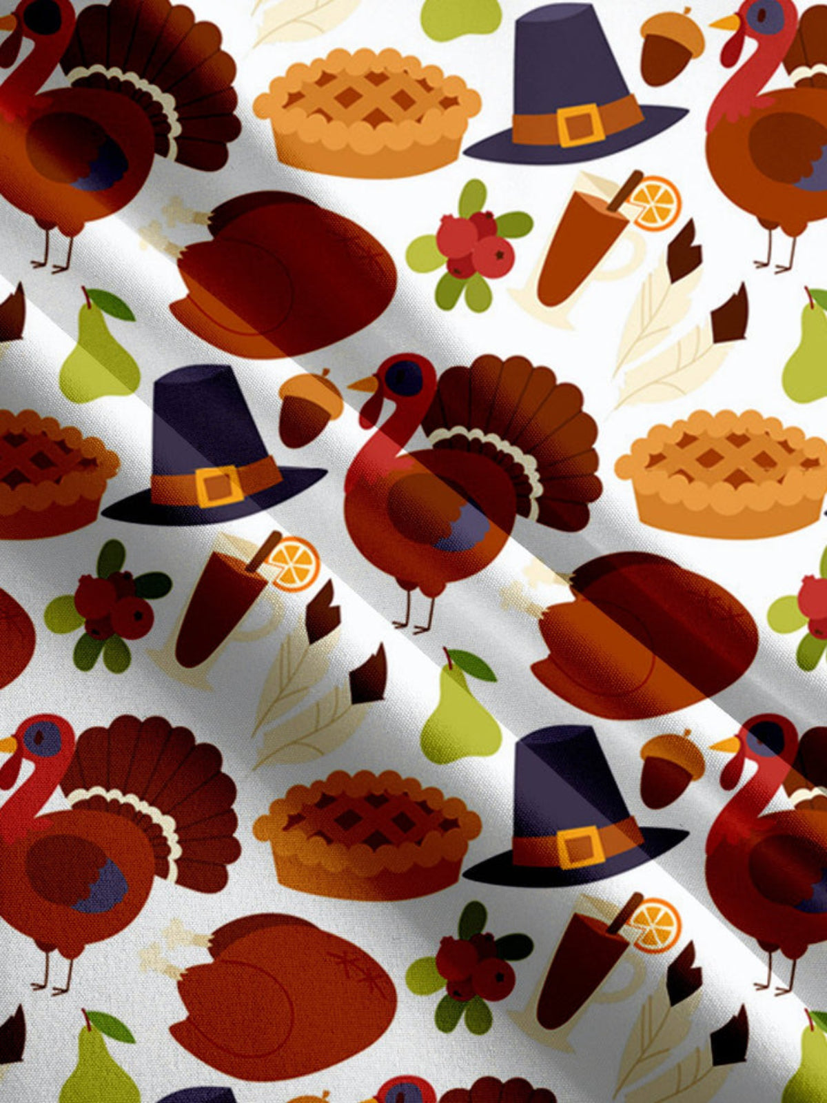 Thanksgiving Pumpkin Pocket Short Sleeve Shirt