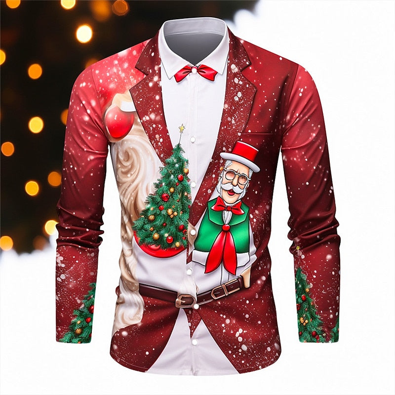 Santa Claus Christmas Theme Shirt