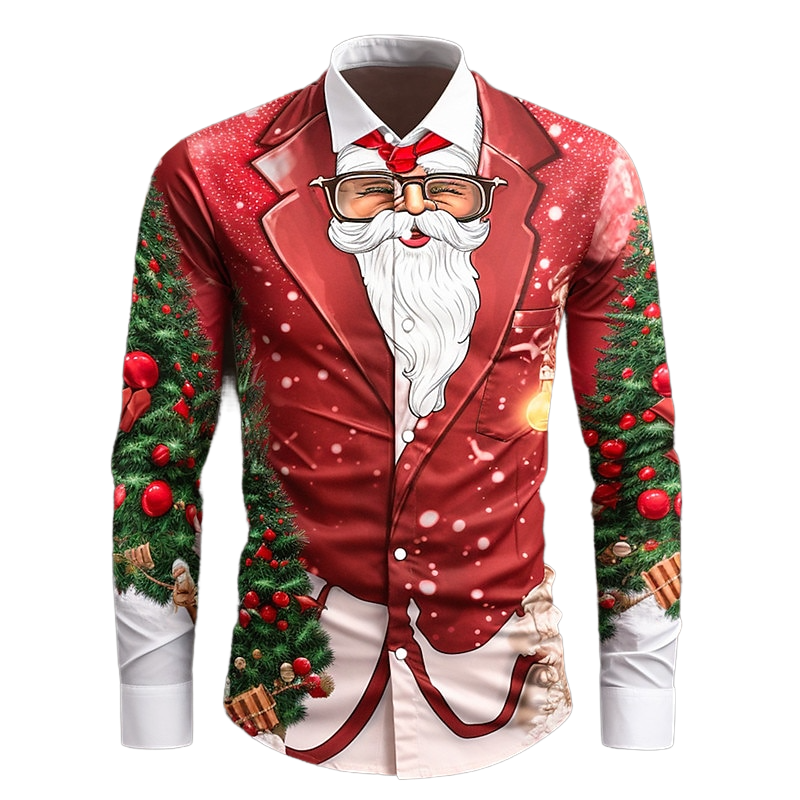 Santa Claus Christmas Theme Shirt