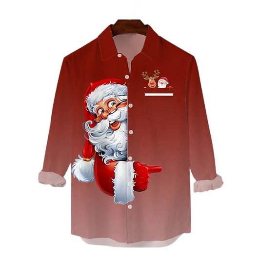 Santa Claus Christmas Theme Shirt