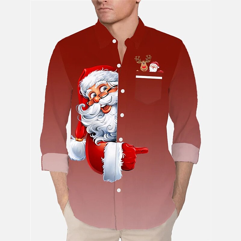 Santa Claus Christmas Theme Shirt